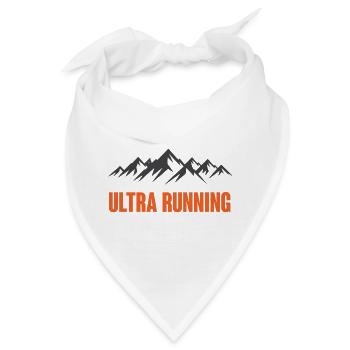 Ultra-Laufen - Bandana - Weiß - Vorne