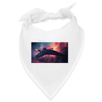 Raumschiff - Bandana - Weiß - Vorne