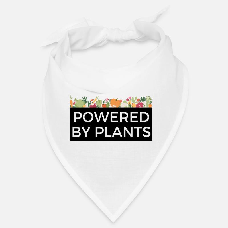 Powered by Plants Tee Design Veggie Bandana