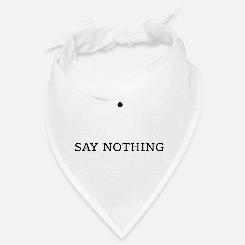 Silence — Conception typographique minimaliste Bandana