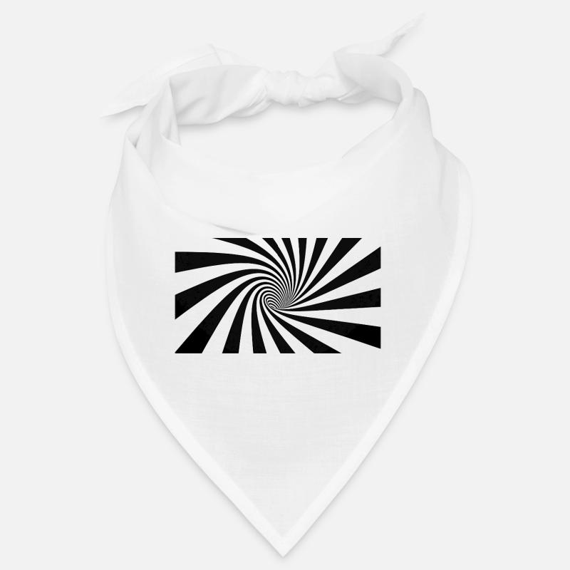 Spirale Noire Hypnotique Bandana