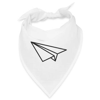 Papierflieger - Bandana - Weiß - Vorne