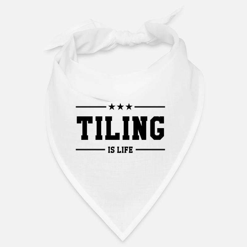 Tiling is life Bandana