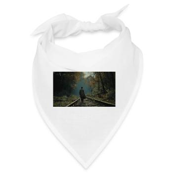 Epischer Moment in der Nähe der Schienen - Bandana - Weiß - Vorne