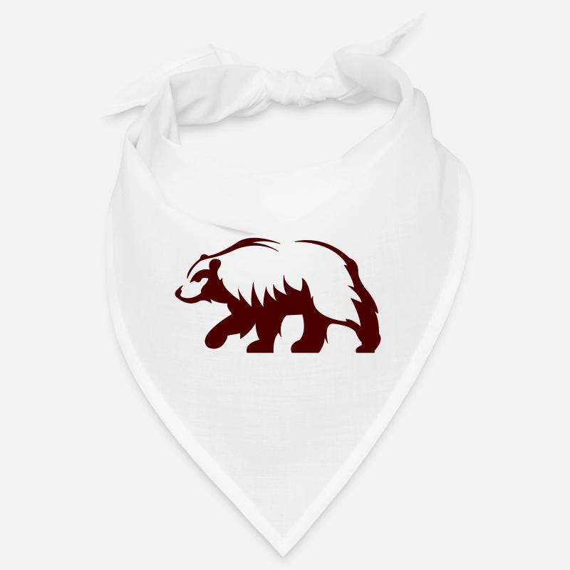 Waldbär Silhouette Bandana