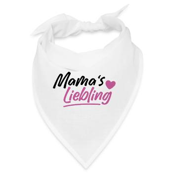 Mama's Liebling - Bandana - Weiß - Vorne