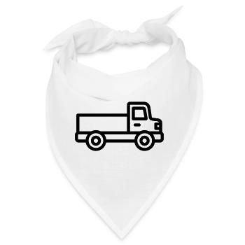 Lkw - Bandana - Weiß - Vorne