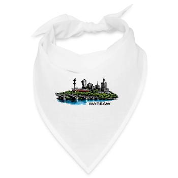 Warschau - Bandana - Weiß - Vorne