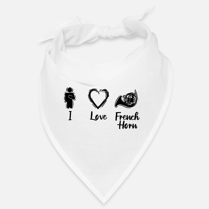 French Horn Love Bandana