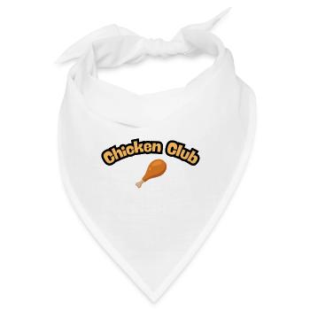 Chicken Club Chicken Lover - Bandana - Weiß - Vorne