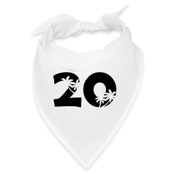 20 - Bandana - Weiß - Vorne
