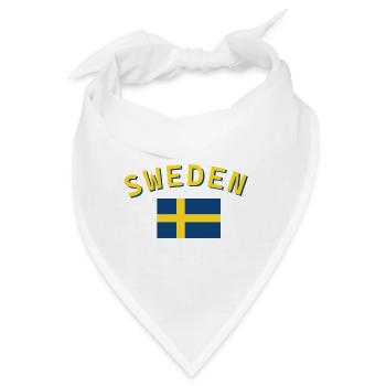 Schweden - Bandana - Weiß - Vorne