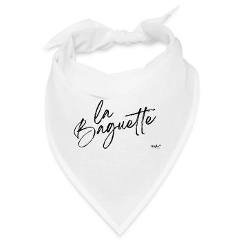 La Baguette - Bandana - Weiß - Vorne