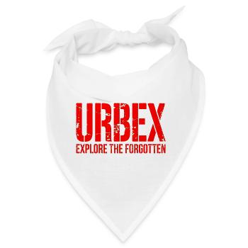 Urbex erforsche das Vergessene - Bandana - Weiß - Vorne