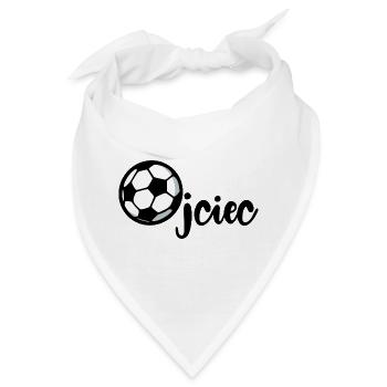Fußball Papa Papa - Bandana - Weiß - Vorne