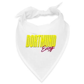 Dortmund Eving Shirt, Ruhrpott Kult Badelatschen - Bandana - Weiß - Vorne