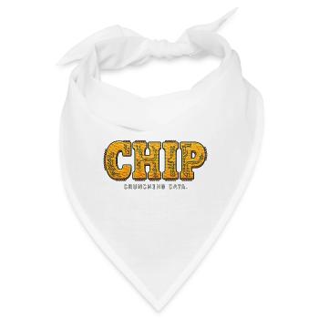 CHIP – Crunchy Data - Bandana - Weiß - Vorne