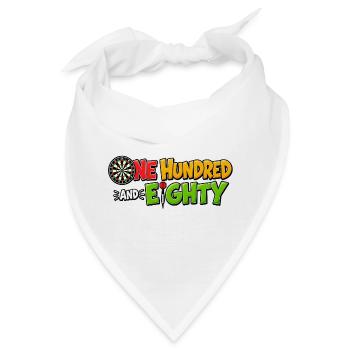 Dartboard One Hundred and Eighty - Bandana - Weiß - Vorne