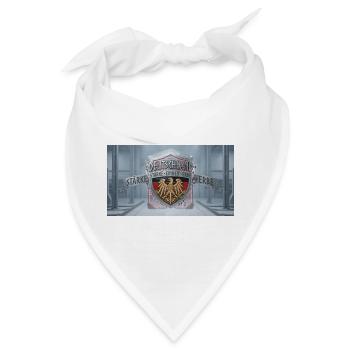 Deutschland Schildadler Motiv - Bandana - Weiß - Vorne