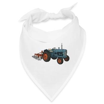 Traktor / Traktor / Traktor - Bandana - Weiß - Vorne