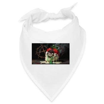 Deluxe Pestizid Erdbeere - Bandana - Weiß - Vorne