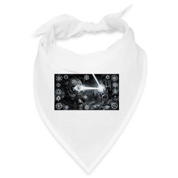 Alchemie des Kollapses - Bandana - Weiß - Vorne