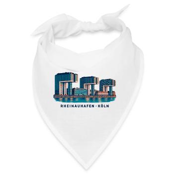 Rheinauhafen Köln - Bandana - Weiß - Vorne
