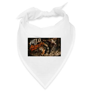 Held der Arbeit Tiger-Action - Bandana - Weiß - Vorne