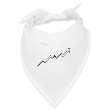 Bullish Trend Arrow - Bandana - Weiß - Vorne
