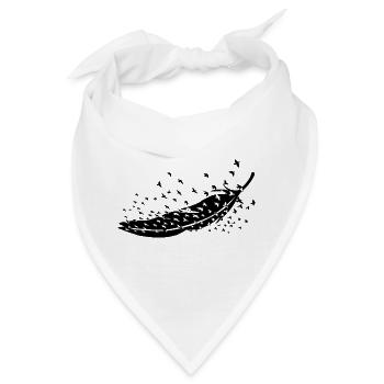  Vogelzüchter Ornithologe Vogelbeobachter Gothic - Bandana - Weiß - Vorne