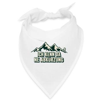 Die Abkürzung - Bandana - Weiß - Vorne