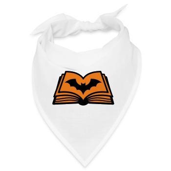 Zauberbuch Fledermaus Icon - Bandana - Weiß - Vorne