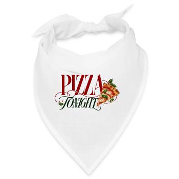 Pizza Tonight Pizza Slice - Bandana - Weiß - Vorne