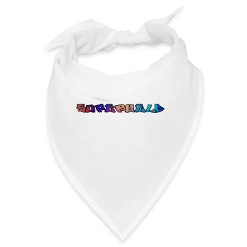 Superheld - Bandana - Weiß - Vorne