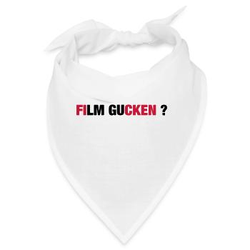 FILM GUCKEN - Bandana - Weiß - Vorne
