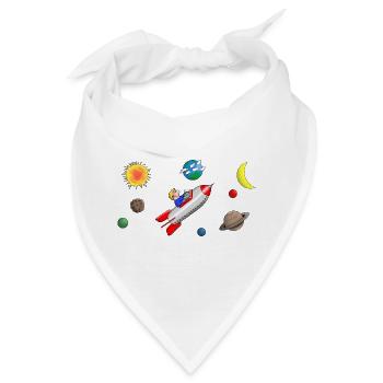 Freiheit - Bandana - Weiß - Vorne
