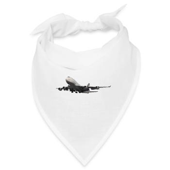 Passagierflugzeug - Bandana - Weiß - Vorne
