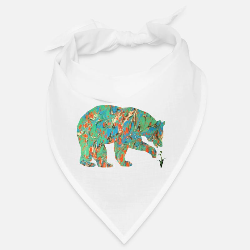 bear with snowdrop e 4 Bandana