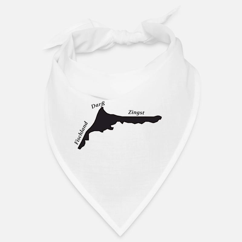 Fischland Darß Zingst - Bandana - Weiß