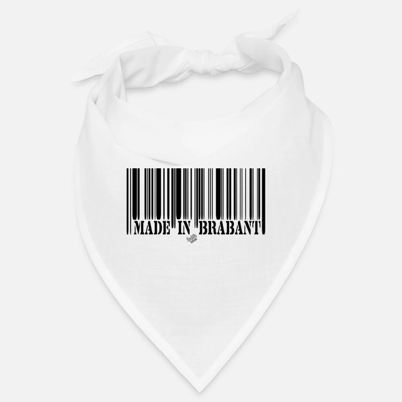 BARCODE Hergestellt in Brabant - Bandana - Weiß