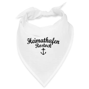 Heimathafen Rostock - Bandana - Weiß - Vorne