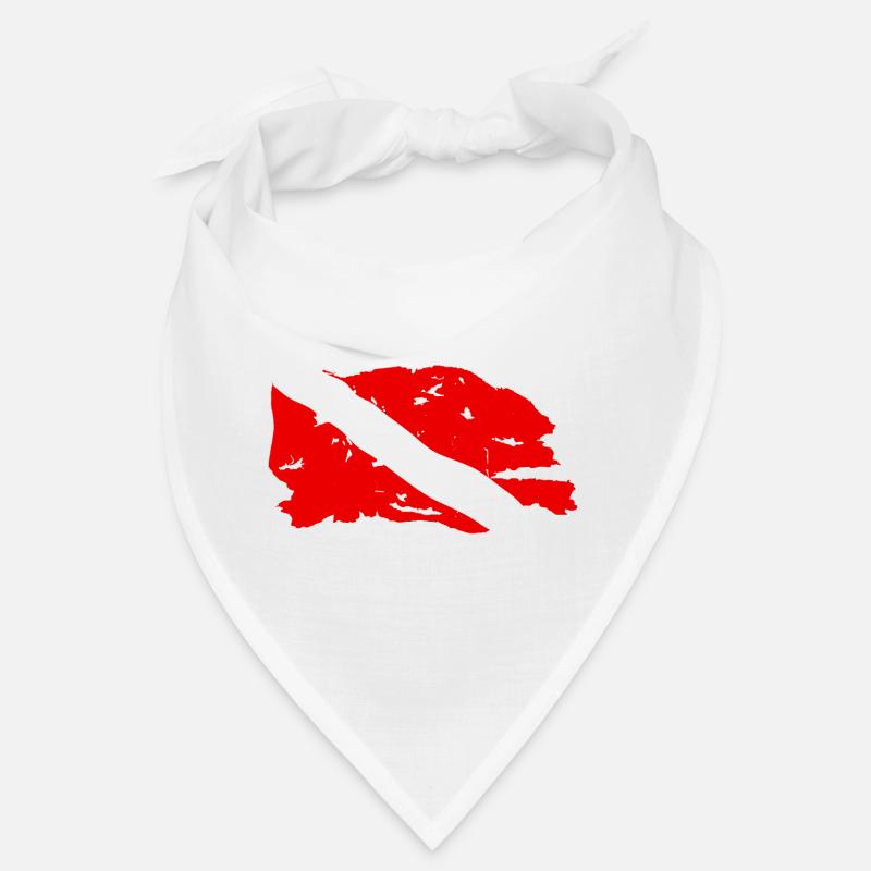 Drapeau Plongée Usé Bandana