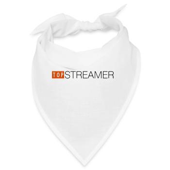 Top Streamer social media shirt - Bandana - Weiß - Vorne