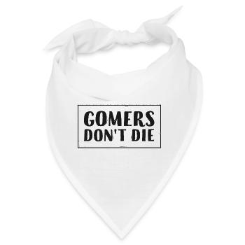 Gomers don't die - Bandana - Weiß - Vorne