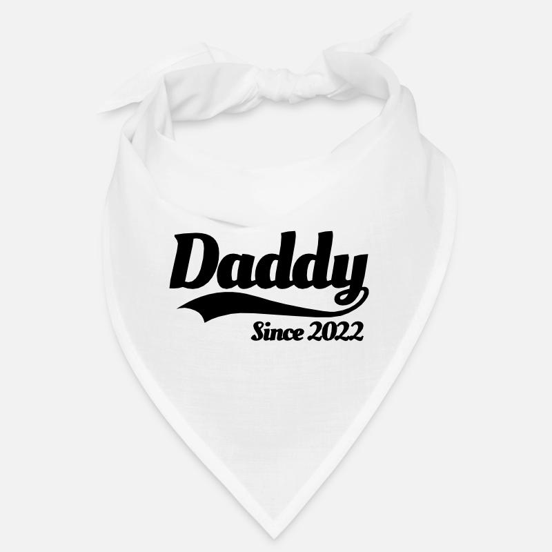 Papa seit 2022 Vater Geburt Ankündigung Baby Bandana