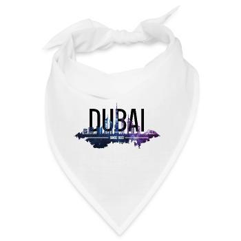 DUBAI SKYLINE - Bandana - Weiß - Vorne