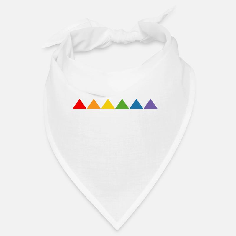 Rainbow triangle Bandana