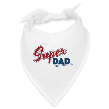 Super Dad Design - Bandana - Weiß - Vorne