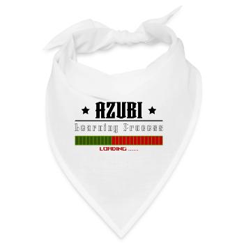 AZUBI learning process loading white tshirt - Bandana - Weiß - Vorne