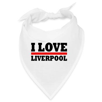 Liverpool - Bandana - Weiß - Vorne